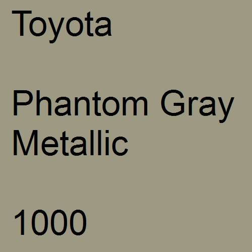 Toyota, Phantom Gray Metallic, 1000.